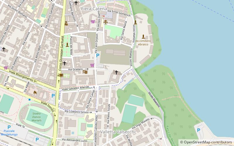 Santa Maria del Gradaro location map