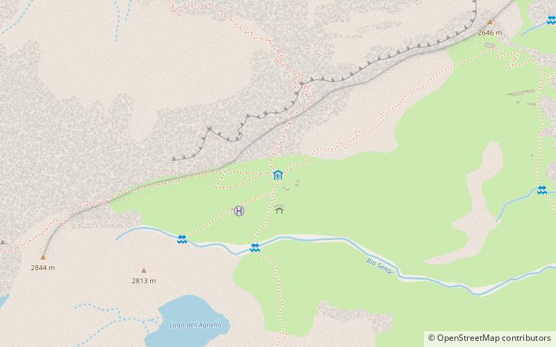 Rifugio Vaccarone location map