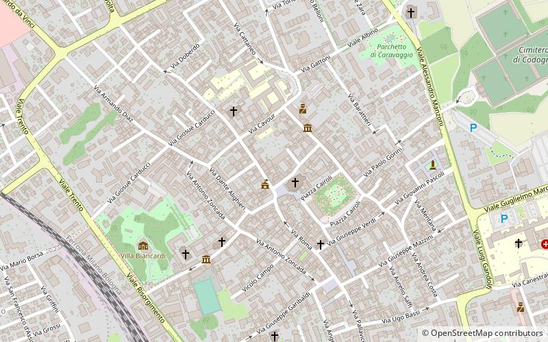 Codogno location map