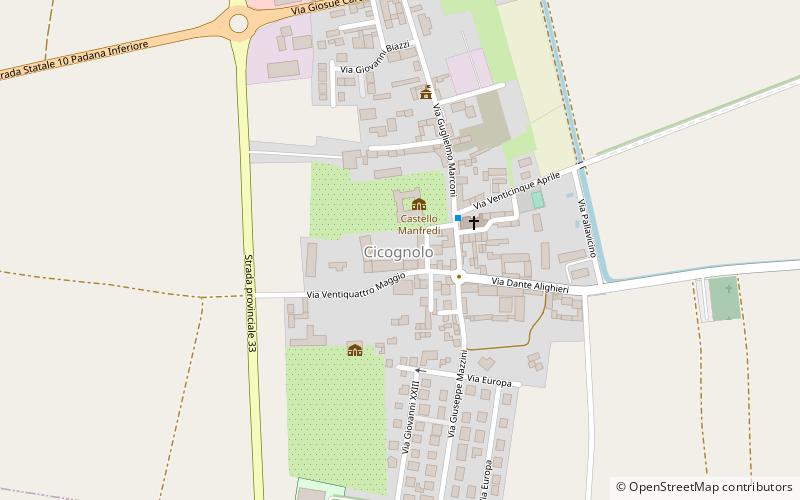 Cicognolo location map