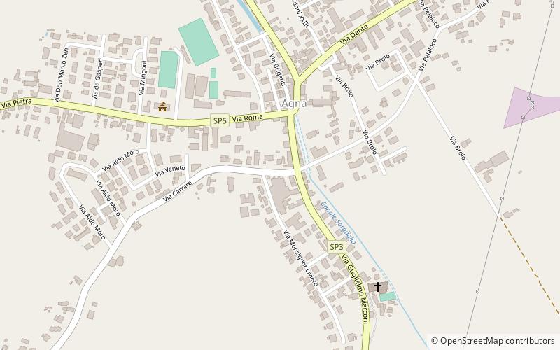 Agna location map