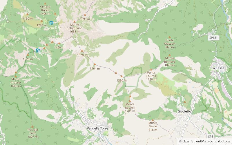 Monte Lera location map