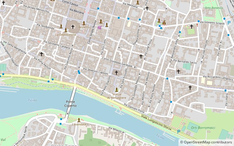 San Michele Maggiore location map