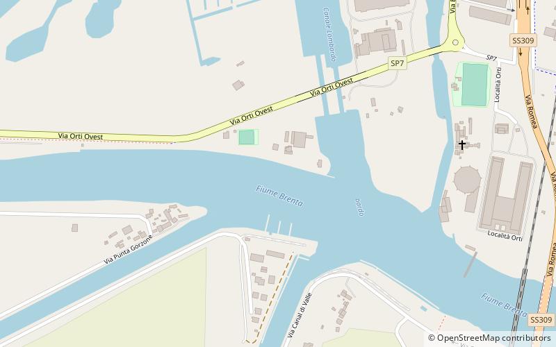 Club Nautico Marina di Brondolo location map