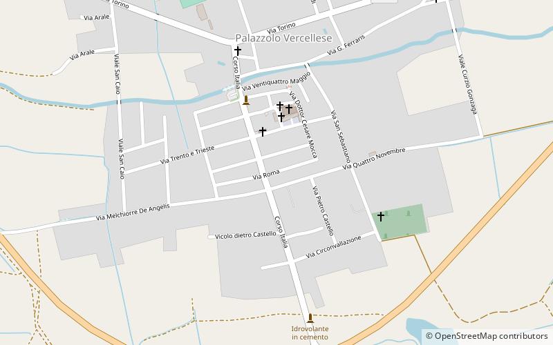 Palazzolo Vercellese location map