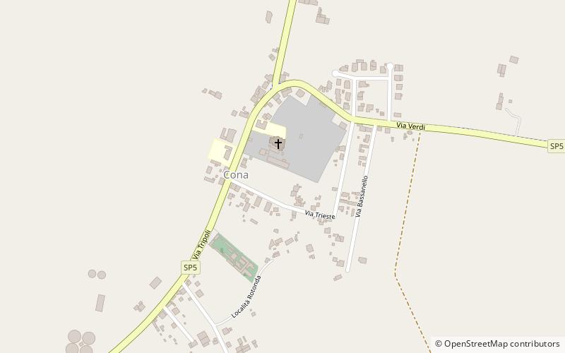 Cona location map