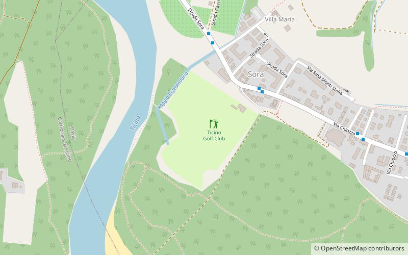 Ticino Golf Club location map