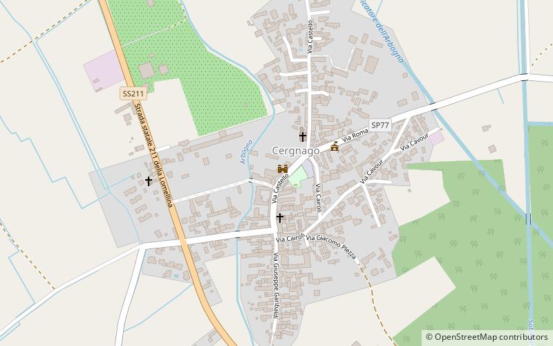 Cergnago location map