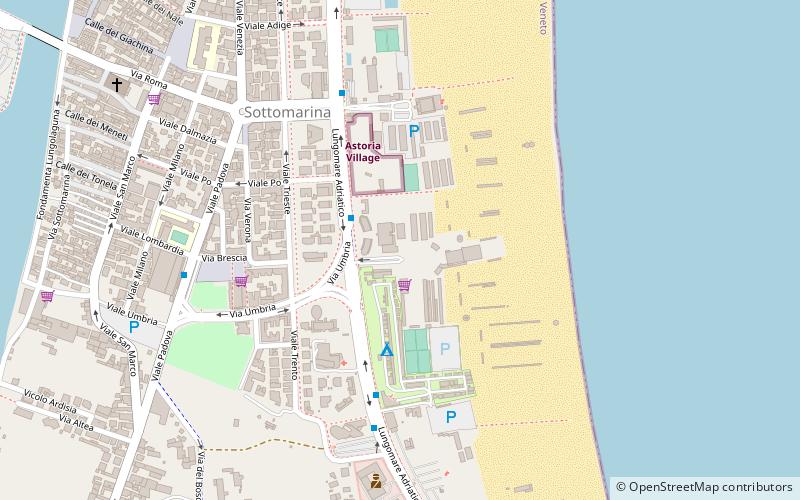 Piscine Clodia location map