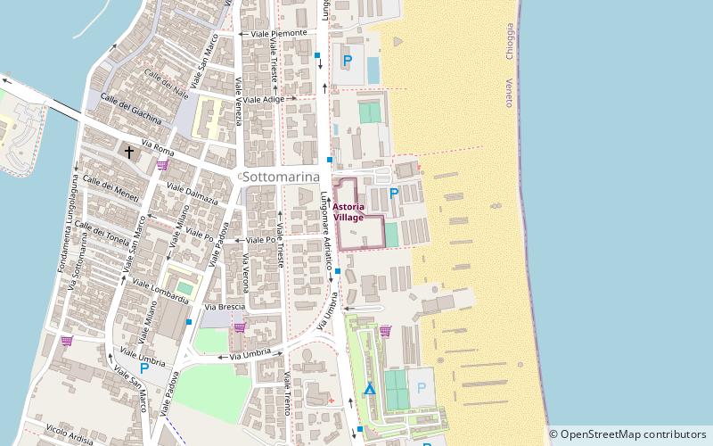 Astoria Village location map