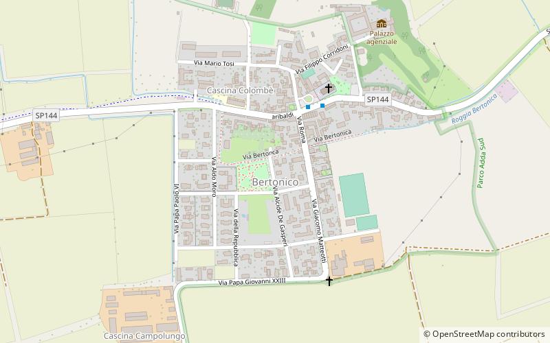 Bertonico location map