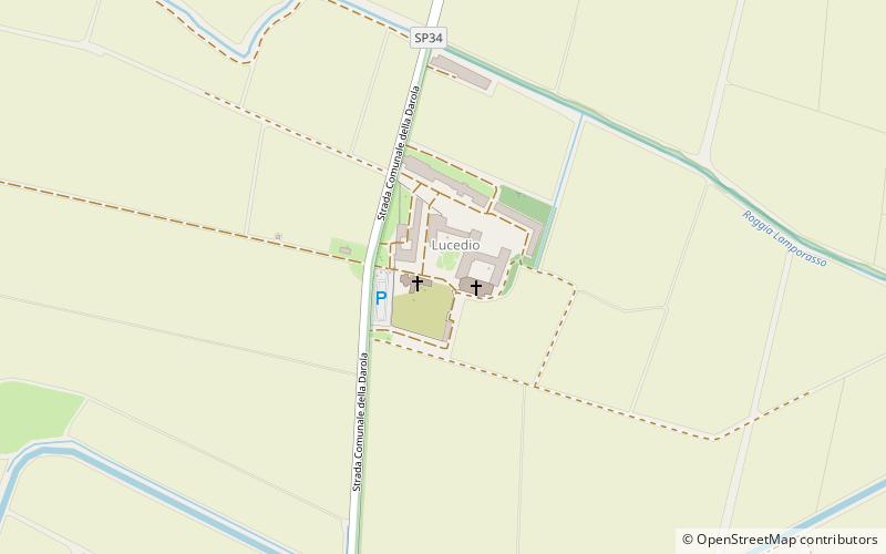 Lucedio Abbey location map
