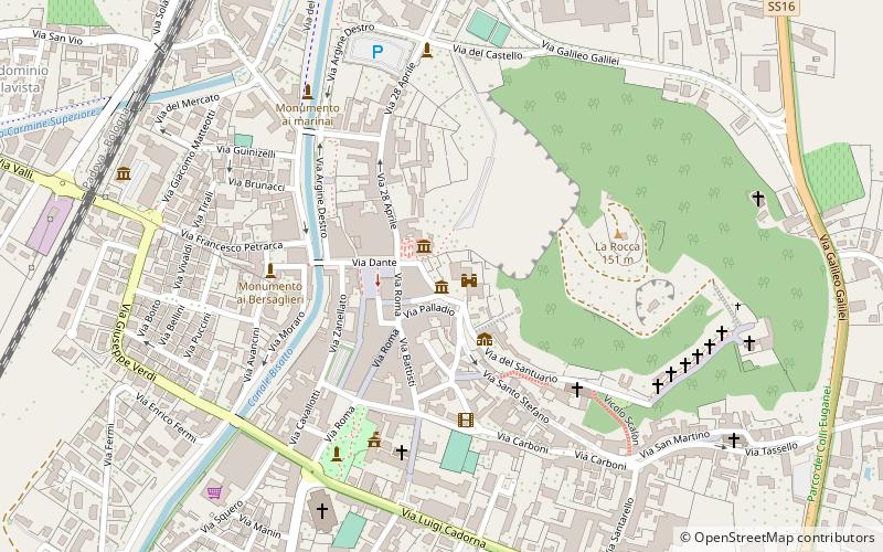 Monselice location map