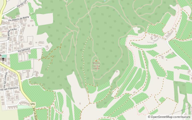 Monte Cecilia location map