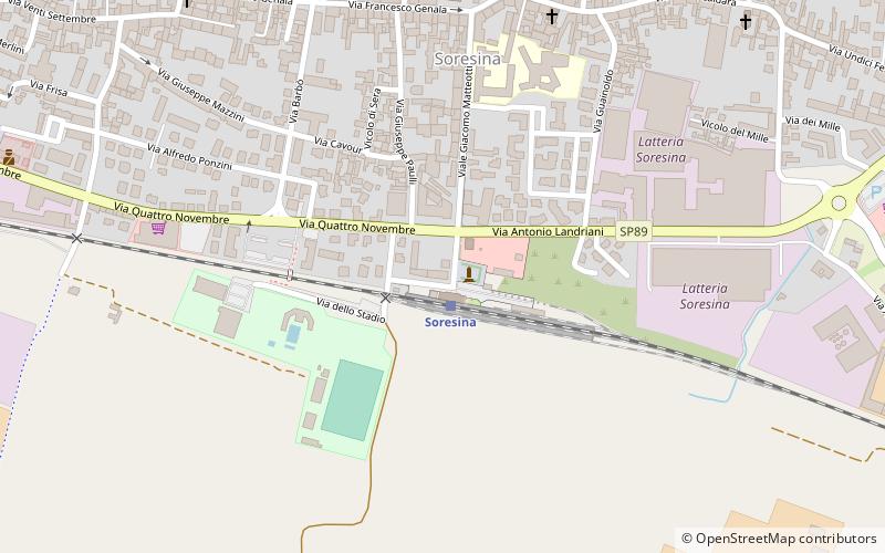 Soresina location map