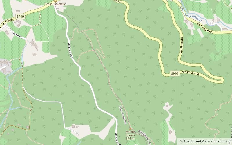 Euganeische Hügel location map