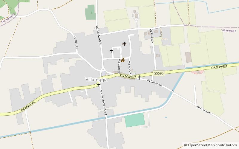 Villareggia location map