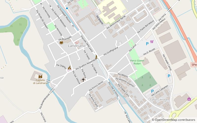 Landriano location map