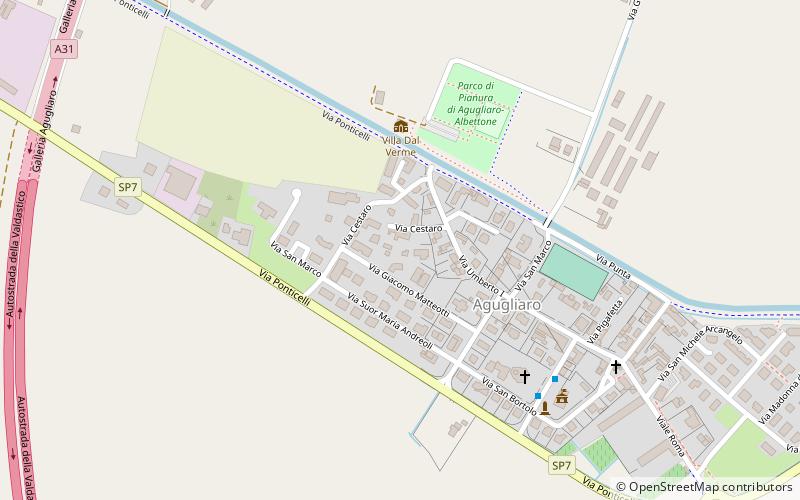 Agugliaro location map