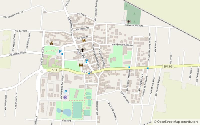 Favria location map