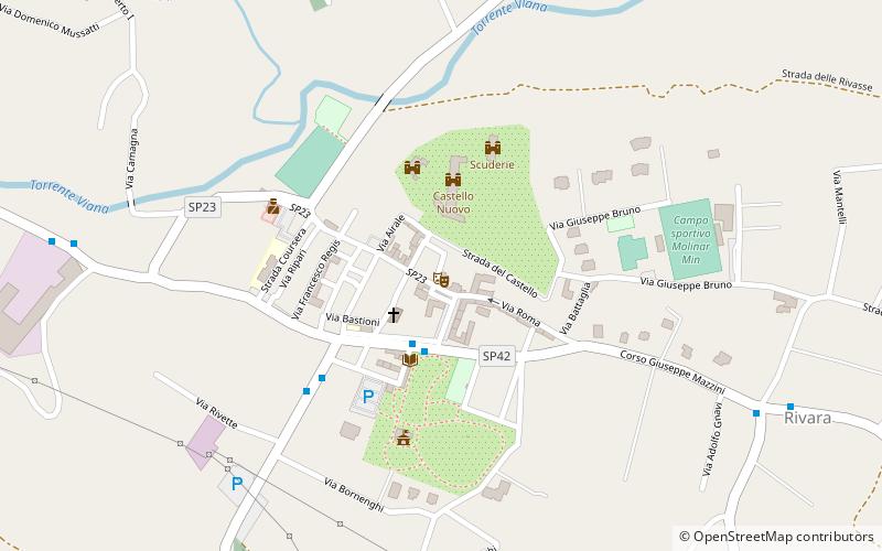 Rivara location map