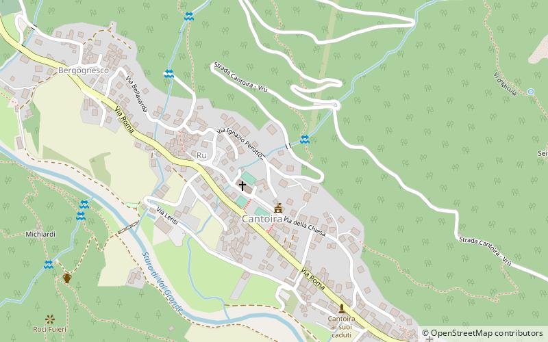 Cantoira location map