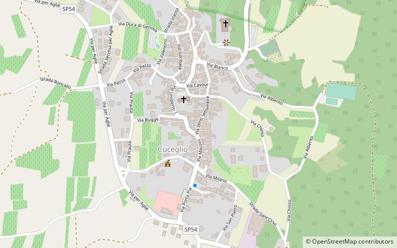 Cuceglio location map