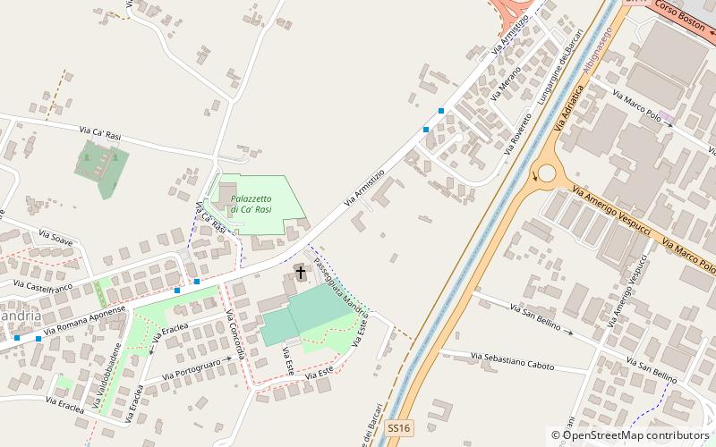Villa Giusti location map