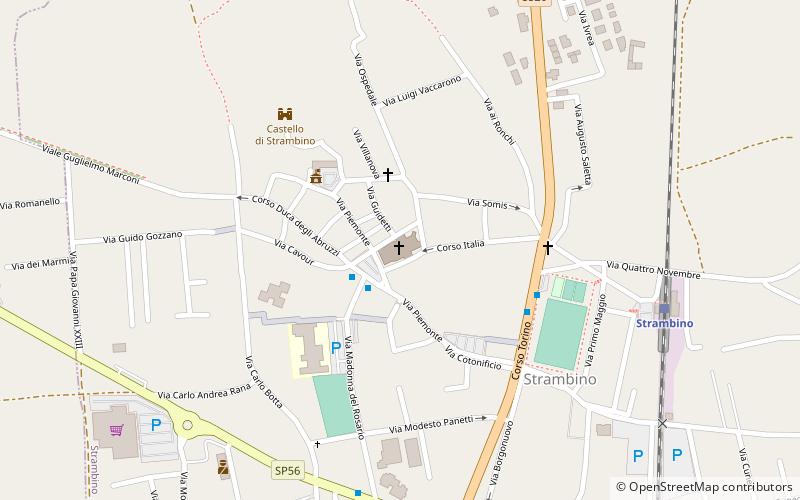 Église paroissiale de Strambino location map