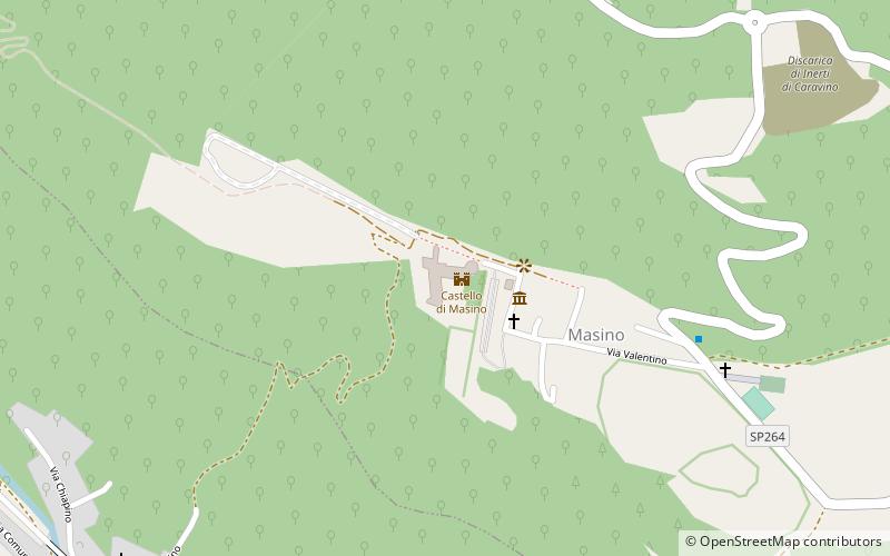 Castello di Masino location map