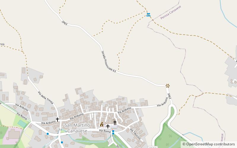 San Martino Canavese location map
