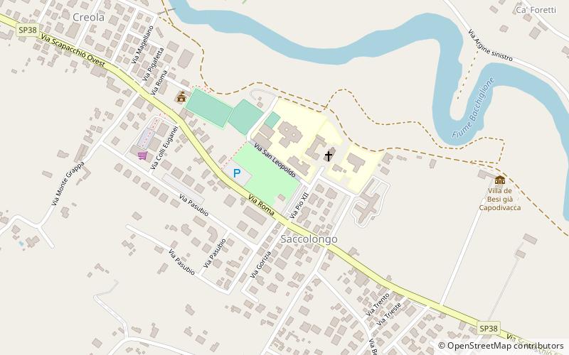 Saccolongo location map
