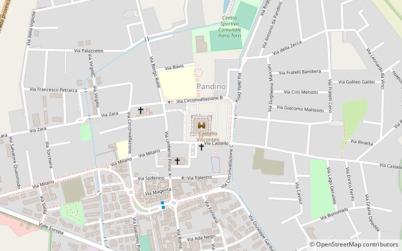 Castello Visconteo location map
