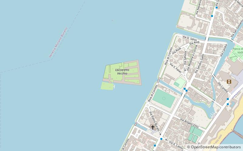Lazzaretto Vecchio location map
