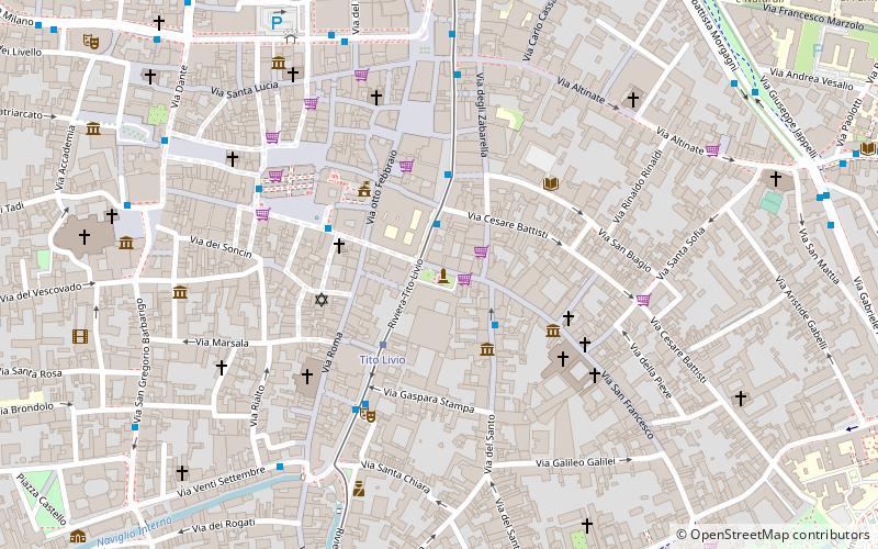 piazza antenore padwa location map