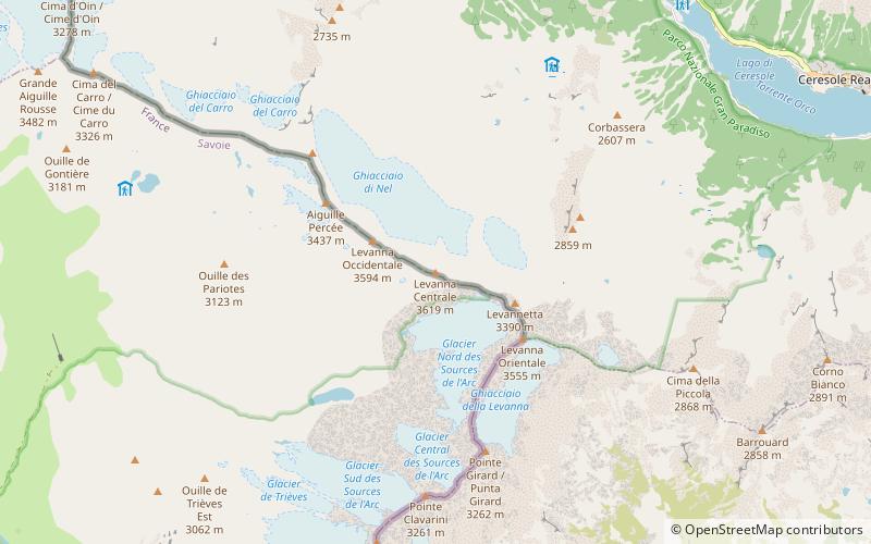 Levanna location map