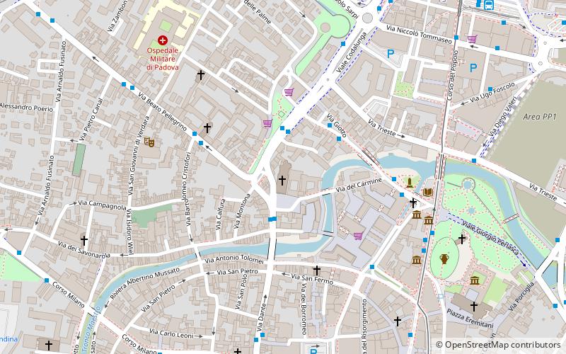 Basilica del Carmine location map