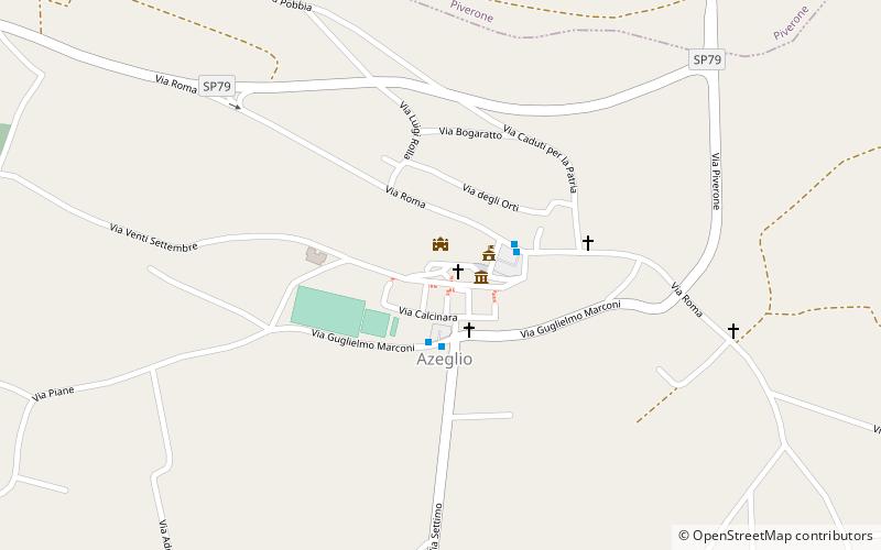 Azeglio location map