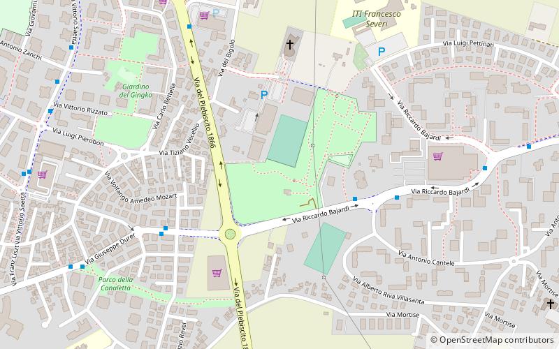 Parco delle farfalle location map