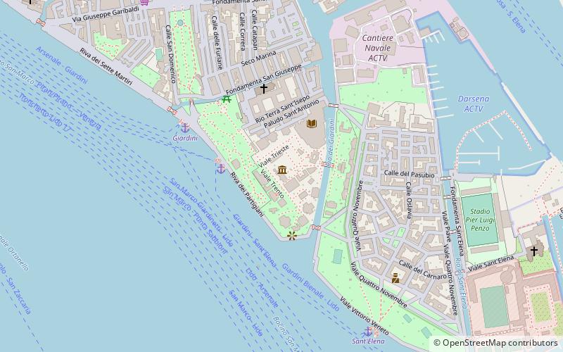 Pabellón de Dinamarca en la Bienal de Venecia location map