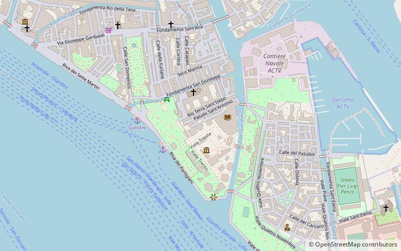 Pabellón de Bélgica en la Bienal de Venecia location map