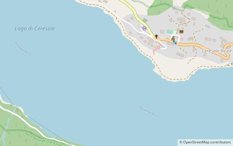 Lago di Ceresole location map