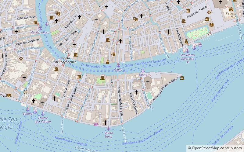 Palazzo Orio Semitecolo Benzon location map