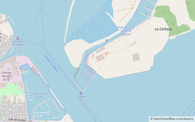 venice kayak wenecja location map
