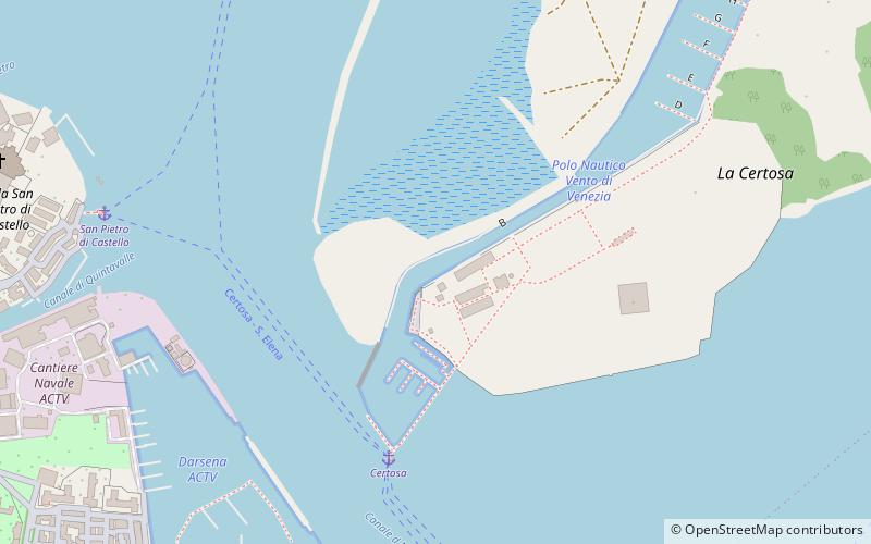 Polo Nautico Vento di Venezia location map