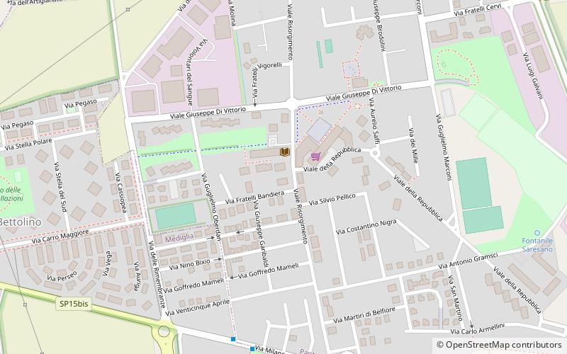 Pantigliate location map