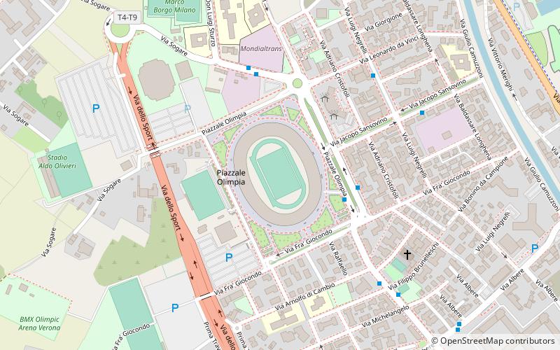Stade Marcantonio-Bentegodi location map