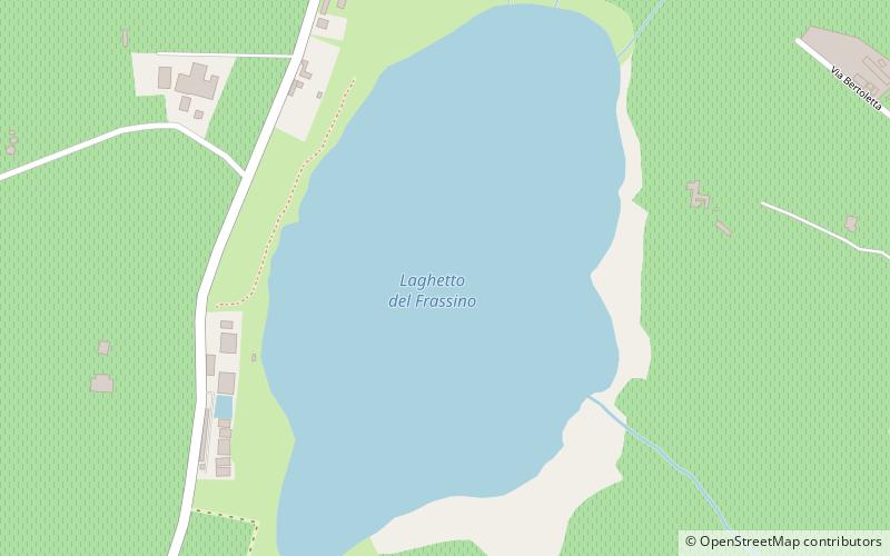 Lago del Frassino location map