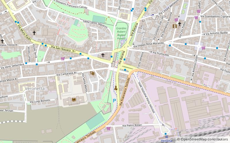 Porta Vescovo location map