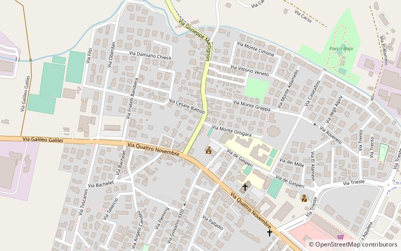 Mestrino location map